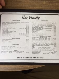 varsitymenu